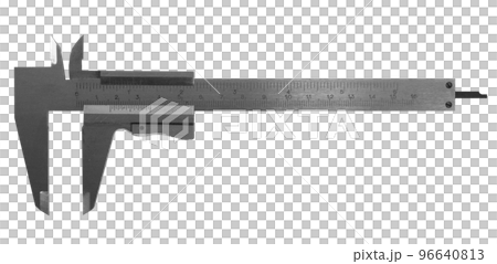 calliper isolated over white - Stock Illustration [96640813] - PIXTA
