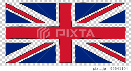 hand drawn uk flag transparent PNG hand drawn uk flag transparent PNG 96641104