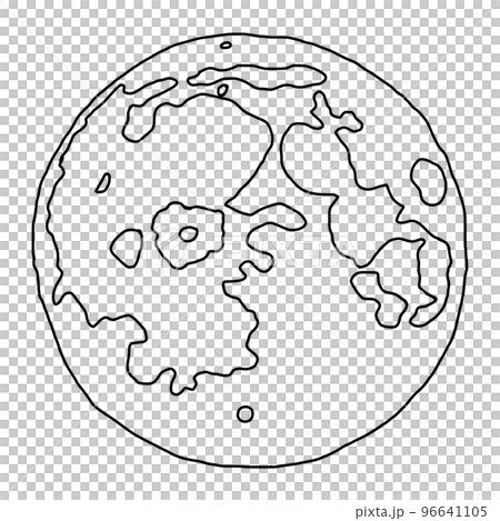 full moon line art transparent PNG full moon line art transparent PNG 96641105