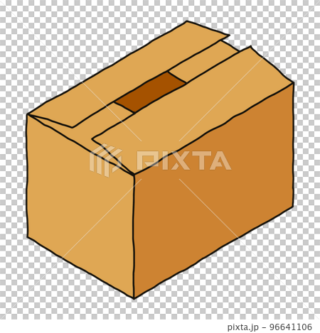 cardboard box illustration transparent PNG 96641106