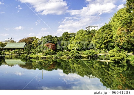 東京都　清澄庭園（きよすみていえん）　都措定名勝 96641283