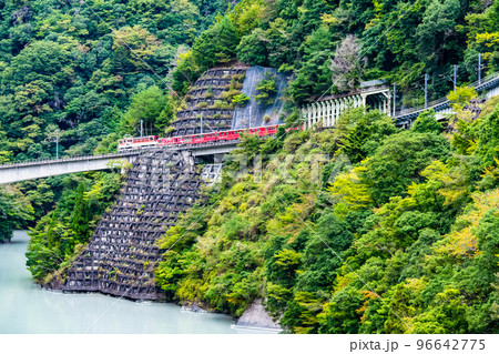 静岡県 大井川鐵道井川線　～アプト式区間を行く列車～ 96642775
