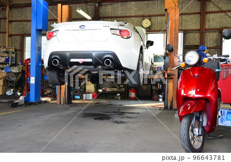 車の整備点検 96643781
