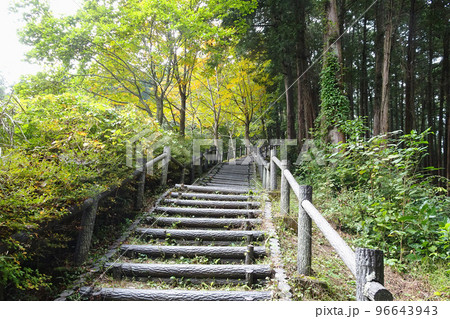 滝上公園の階段【宿谷の滝】/埼玉県入間郡毛呂山町 滝上公園の階段【宿谷の滝】/埼玉県入間郡毛呂山町 96643943