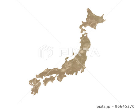 おしゃれな日本地図　アース 96645270