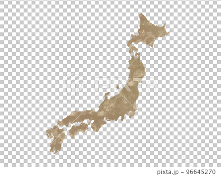 おしゃれな日本地図　アース 96645270
