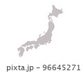 おしゃれな日本地図 96645271
