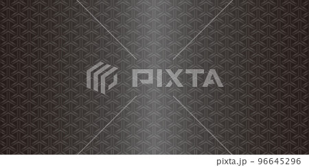 銀色の組亀甲文様の和柄背景　日本の伝統文様　背景素材 96645296