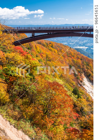 《福島県》不動沢橋・つばくろ谷の紅葉 96645651