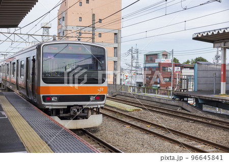 中央線 　西国分寺駅　西国分寺駅ホーム　ホーム　中央快速線　E233系　電車　JR東日本 96645841