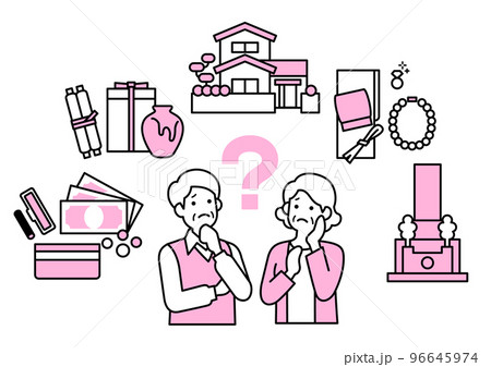 シニア相続問題 シニア相続問題 96645974