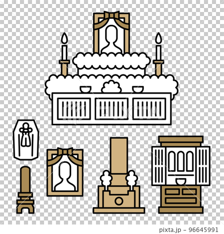 葬禮和墳墓祭壇 96645991