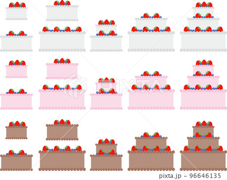 3段ケーキ3水平P 96646135