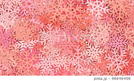 Pink snowflakes background for winter and christmas greeting card Pink snowflakes background for winter and christmas greeting card 96646406