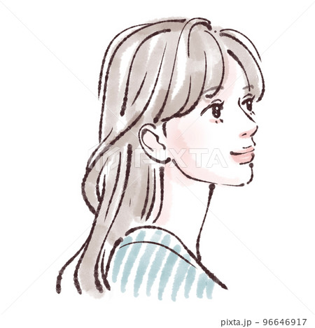 女性のイラスト素材 96646917