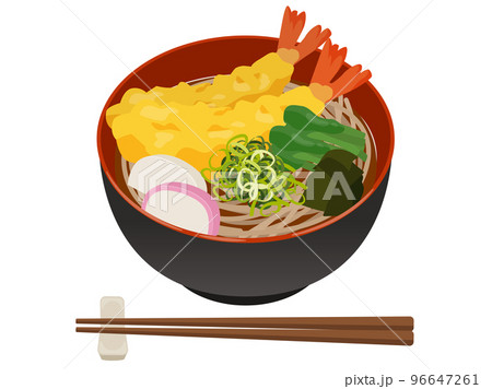 海老の天ぷらそば_年越しそば 海老の天ぷらそば_年越しそば 96647261