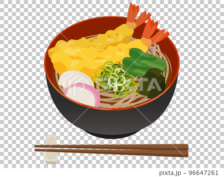 海老の天ぷらそば_年越しそば 海老の天ぷらそば_年越しそば 96647261