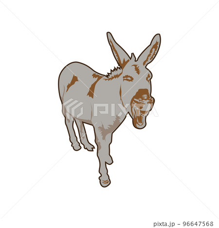Illustration Vector Graphic of Donkey logo 96647568