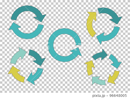 Cycle arrow Fuchiari blue/yellow 96648005