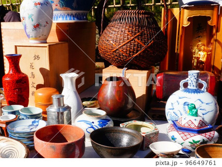 「骨董市・茶碗」 「骨董市・茶碗」 96649761