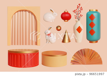 2023 CNY elements set 96651997