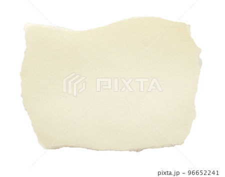Blank brown torn note paper isolated on white background Blank brown torn note paper isolated on white background 96652241