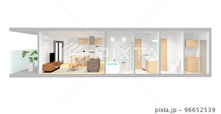 マンションの断面CGパース 96652539