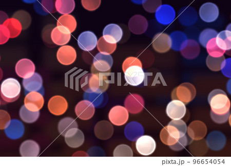 背景素材_夜景_玉ボケ 96654054