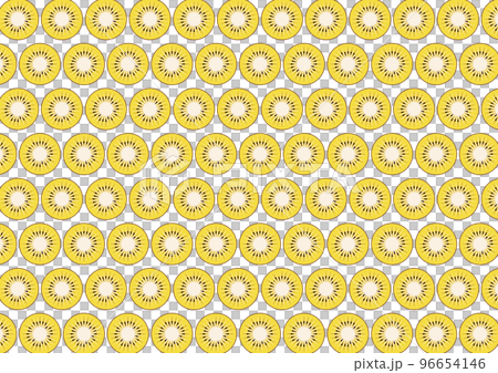 "Cross section of kiwi fruit" yellow background image "Cross section of kiwi fruit" yellow background image 96654146