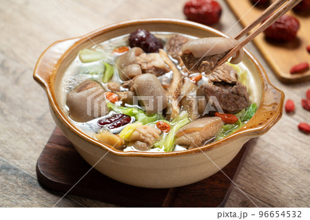 Delicious mutton hot pot in Taiwan. 96654532