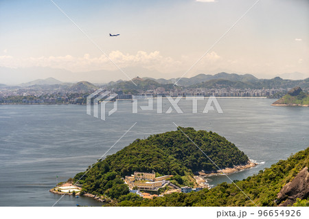 sea coast of Rio de Janeiro, city panorama 96654926