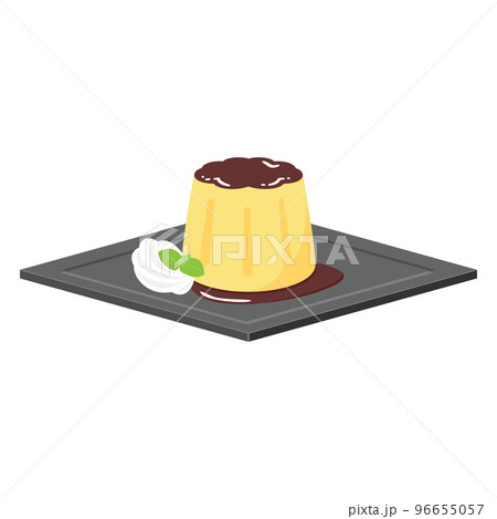 プリンのイラスト プリンのイラスト 96655057