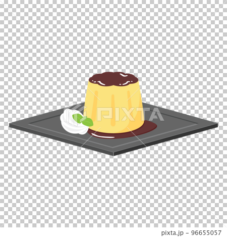 プリンのイラスト プリンのイラスト 96655057