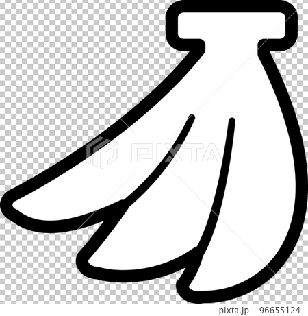 Banana simple illustration icon 96655124