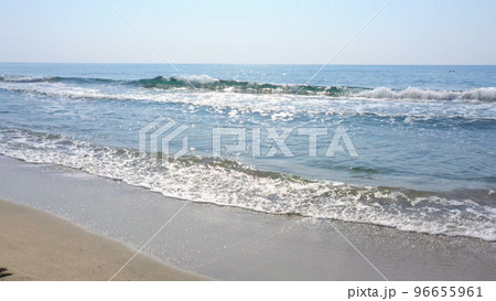 Beautiful beach and calm sea. Have a nice summer vacation. 96655961