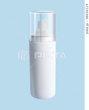 Cosmetic blank pump bottle mockup 96656124