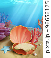 Undersea landscape background 96656125