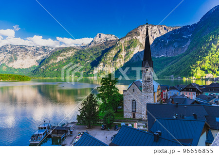 オーストリア　世界遺産　ハルシュタット 96656855