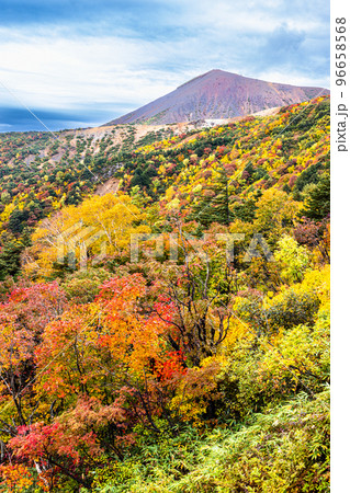 【福島県･磐梯吾妻スカイライン】紅葉の名所、天狗の庭　10月 96658568