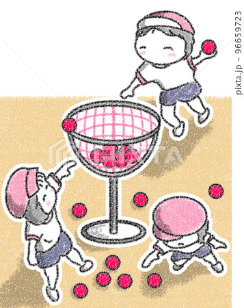 運動会　玉入れ 96659723