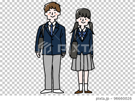 西裝外套制服的男人和女人 西裝外套制服的男人和女人 96660026