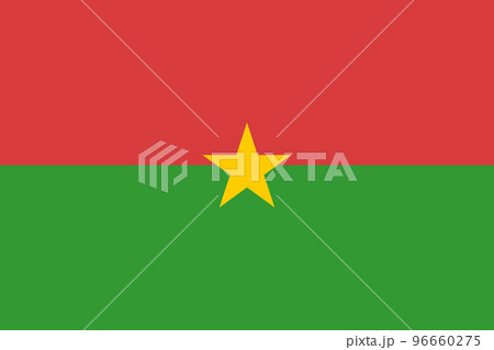 ブルキナ・ファソ　国旗