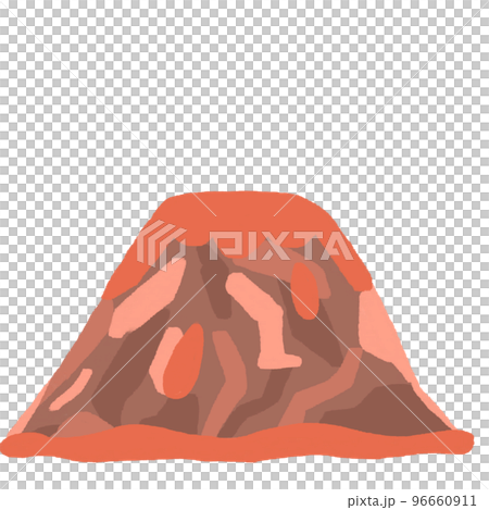 カラフルな火山 カラフルな火山 96660911