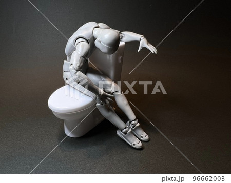 深酒してトイレで酔い潰れて寝てしまった人形 深酒してトイレで酔い潰れて寝てしまった人形 96662003