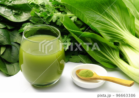 青汁のイメージ素材 青汁のイメージ素材 96663386