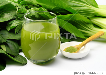 青汁のイメージ素材 青汁のイメージ素材 96663387