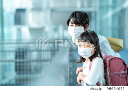 親子　小学生　マスク 96664025