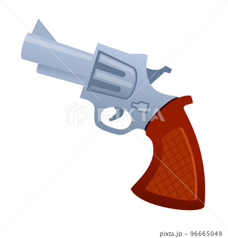 Revolver - modern flat design single isolated object 96665049