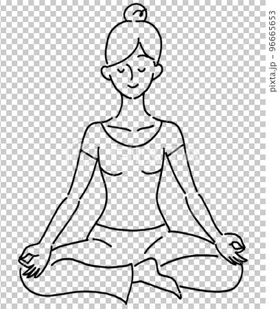 Meditation Pose PNG Transparent Images Free Download | Vector Files |  Pngtree