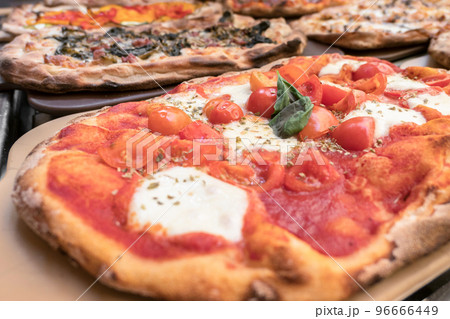 Italian pizza close-up 96666449